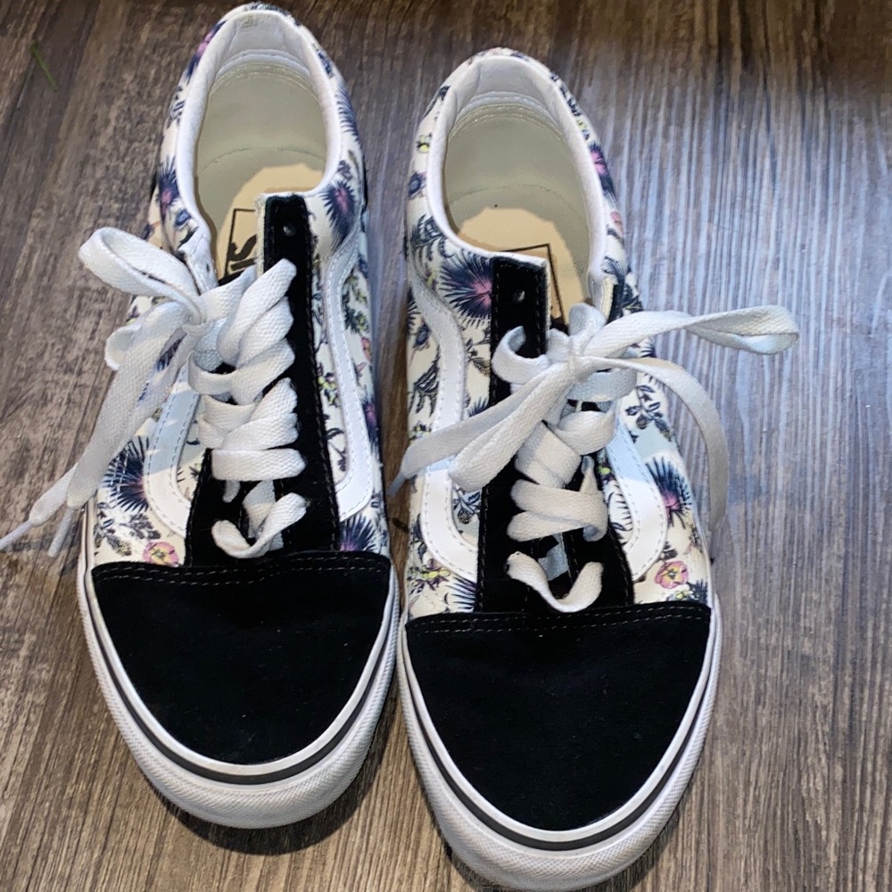 Vans Floral Black Women's Sneakers